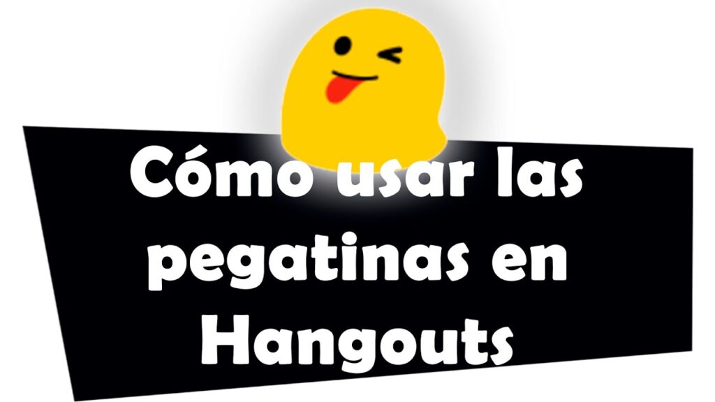 Como usar os stickers do google hangouts 1