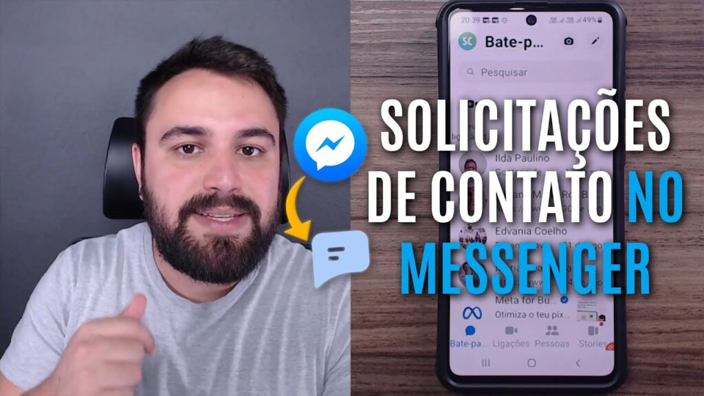 Como ver informacoes de um desconhecido no facebook messenger 1