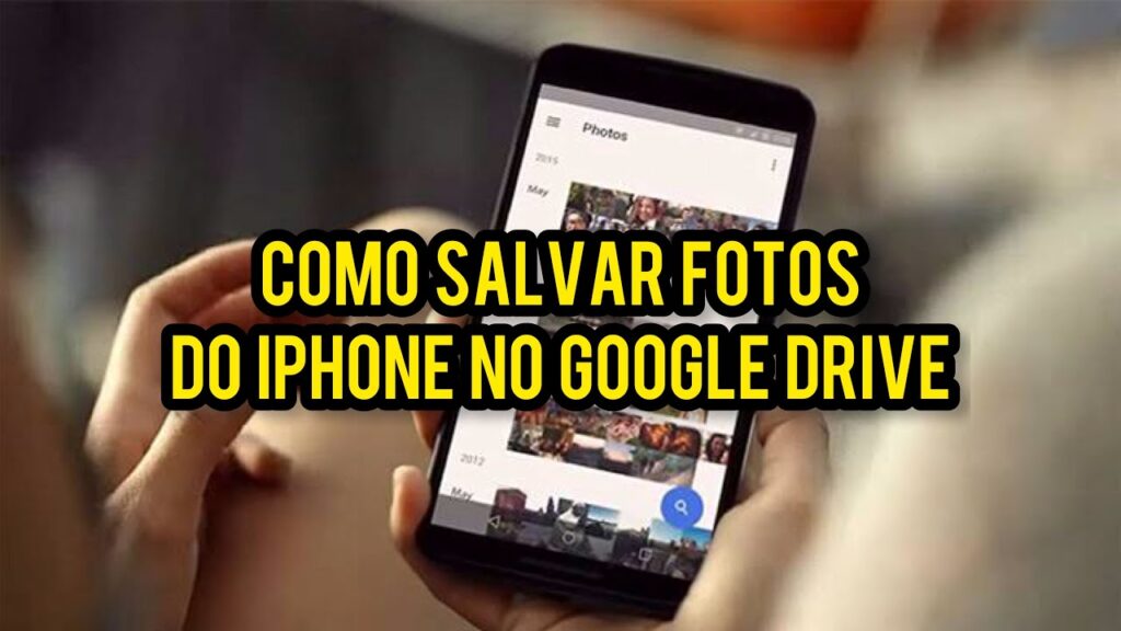Como salvar uma foto feita pelo iphone no google drive 1