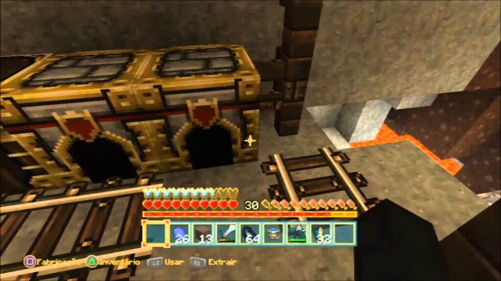 Como achar diamante e ouro em minecraft e ostentar no game de blocos 1