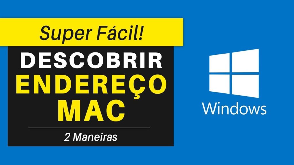 Como descobrir o endereco mac de um computador com windows 8 1