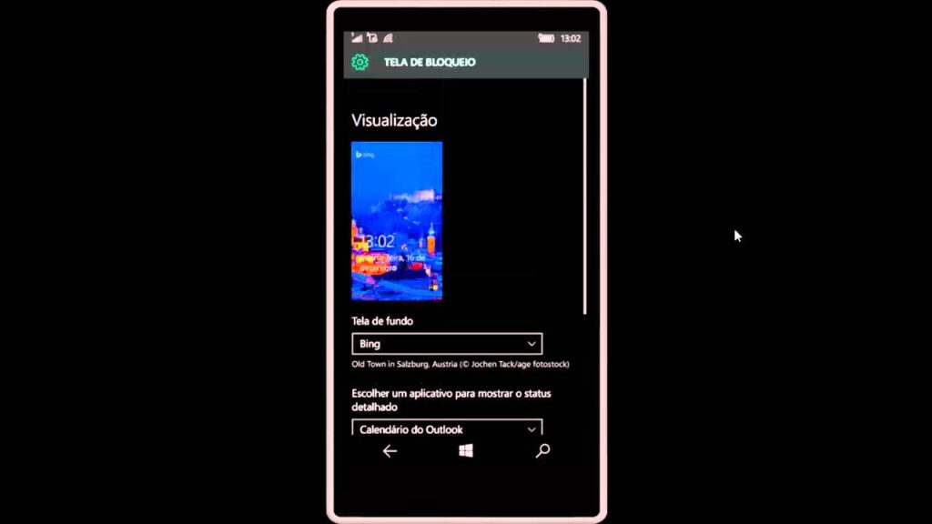 Como colocar o facebook na tela de bloqueio do windows phone 1