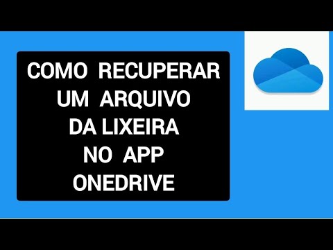 Como restaurar arquivos deletados no onedrive pelo celular 1
