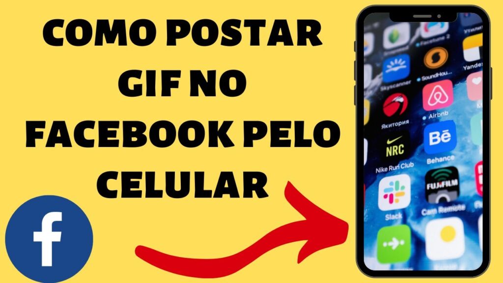 Como postar gif no facebook com celular android 1