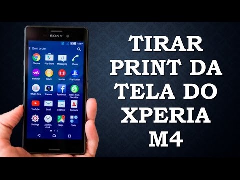 Como tirar print no xperia m4 aqua 1