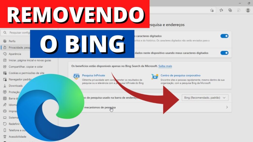 Como configurar ou desativar pesquisa integrada do bing no windows 81 1