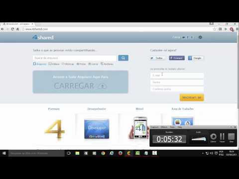 Como conseguir versao premium do 4shared gratis baixando o citrio 1