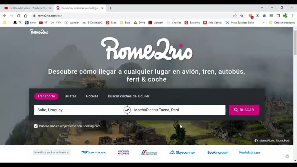 Como usar o rome2rio 1