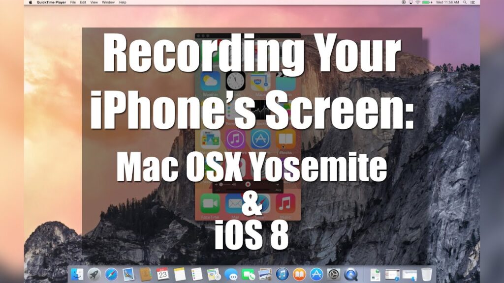 Como gravar tela do iphone no mac os x yosemite com o quicktime 1