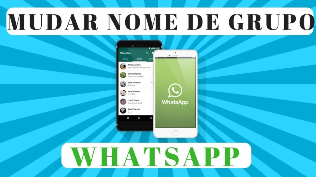 Como mudar o nome de um grupo do whatsapp 1