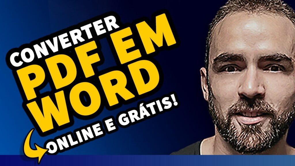 Como converter um pdf em word online 1