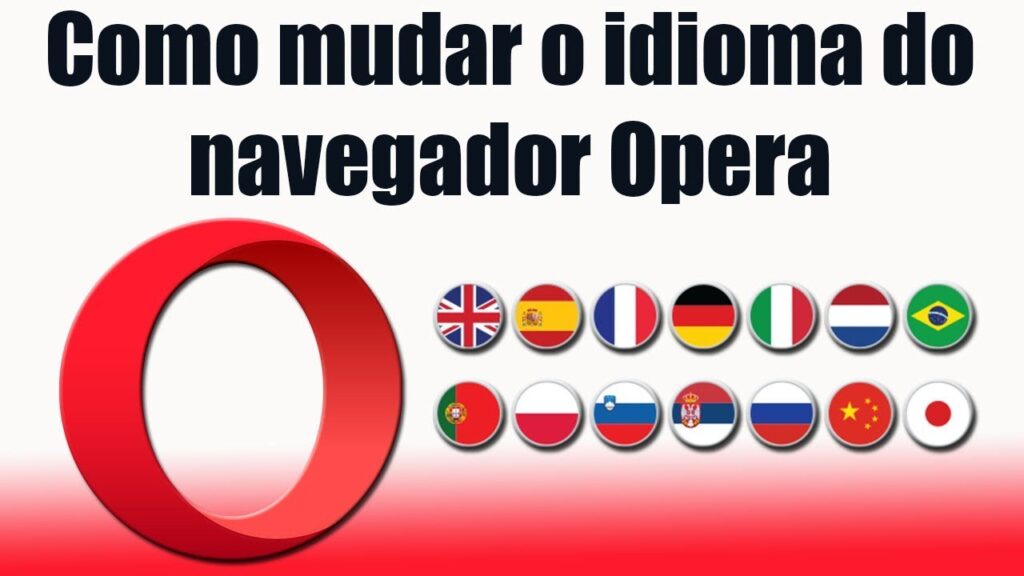 Como mudar o idioma do opera para portugues 1