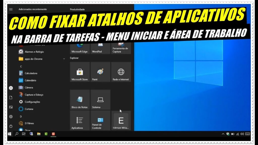 Como incluir pasta todos os aplicativos no desktop do windows 8 1