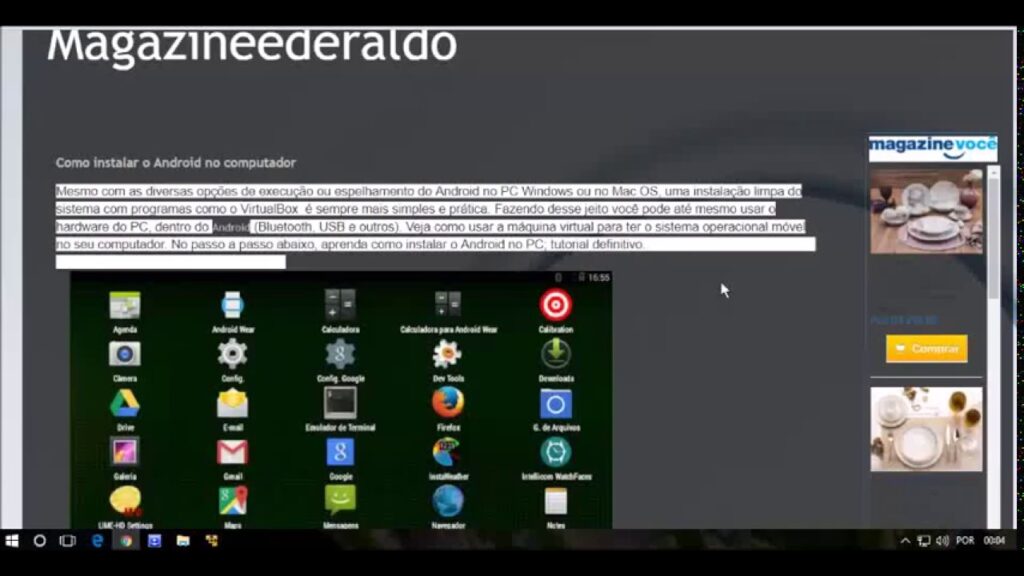 Como instalar o android no pc ou mac com o virtualbox tutorial definitivo 1