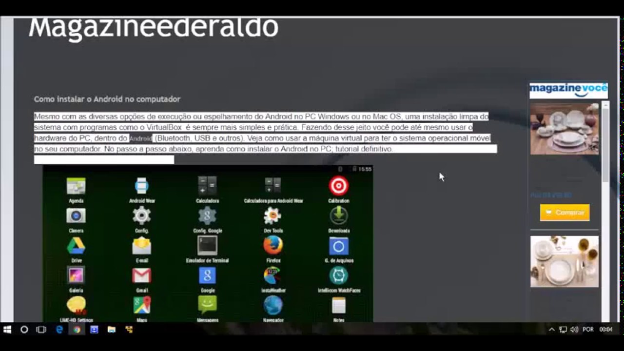 Como instalar o android no pc ou mac com o virtualbox tutorial definitivo 7