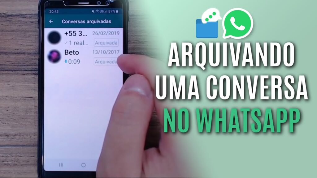 Como arquivar conversas do whatsapp no celular 1