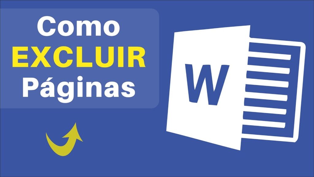 Como adicionar ou excluir uma pagina no word 1