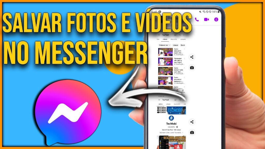 Como salvar fotos recebidas pelo facebook messenger no android 1