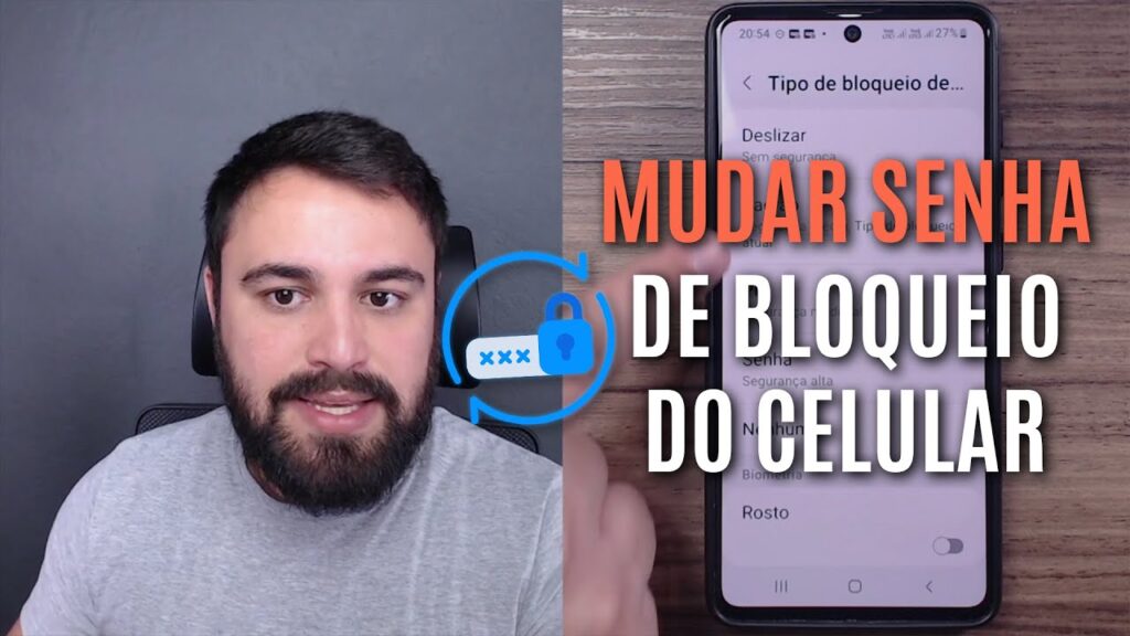 Como mudar senha de bloqueio do android 1