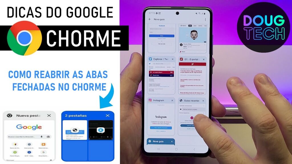 Como restaurar uma aba fechada no chrome para ios e android 1