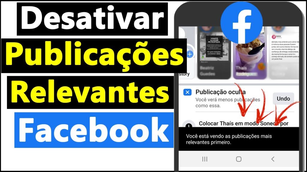 Como mudar o feed do facebook no android e ver publicacoes recentes 1