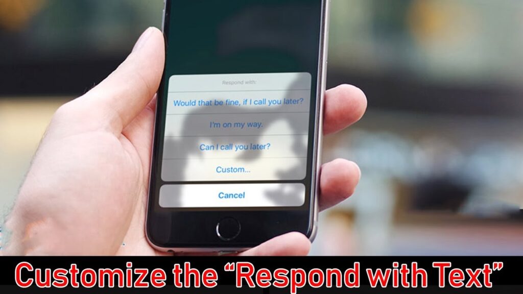 Como personalizar mensagens de resposta do ios 1