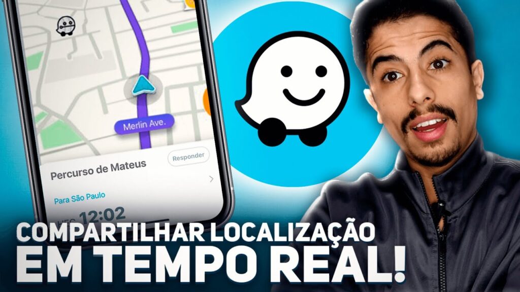 Como compartilhar localizacao do waze com um contato do whatsapp 1