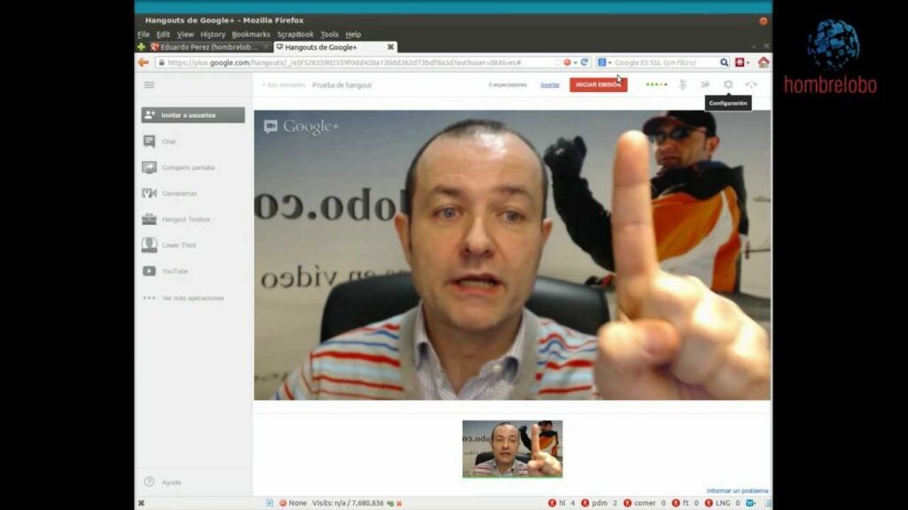 Como colocar o hangouts air no youtube 1