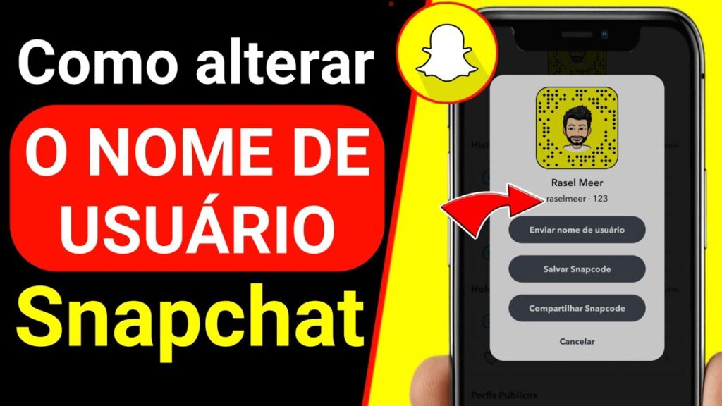 Como alterar o nome de usuario que seus amigos visualizam no snapchat 1
