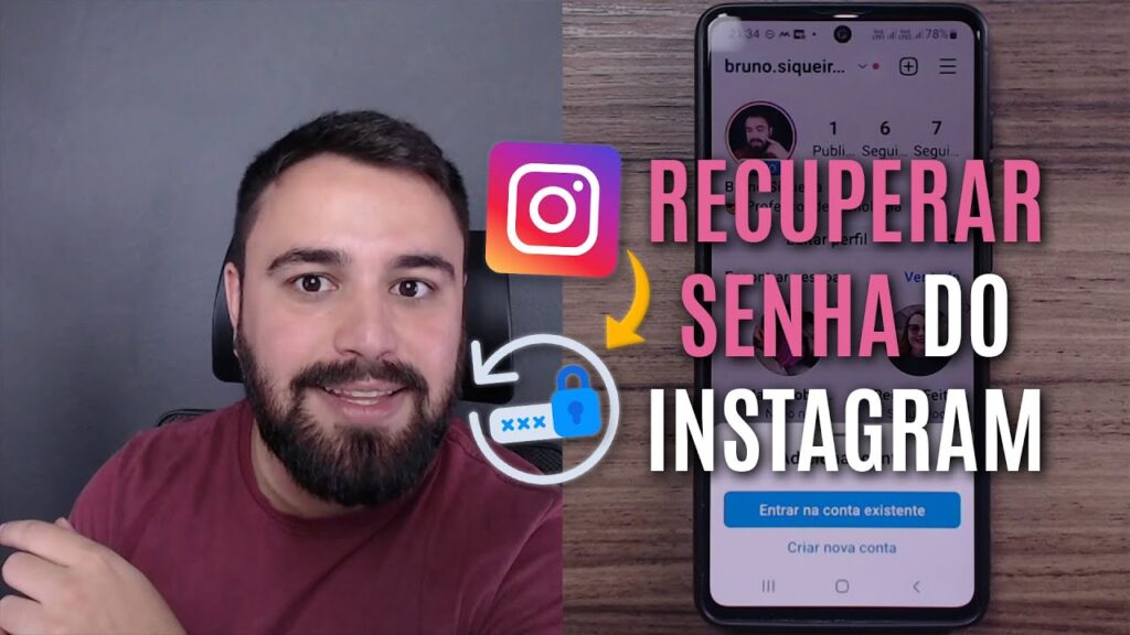Como recuperar senha do instagram no celular 1