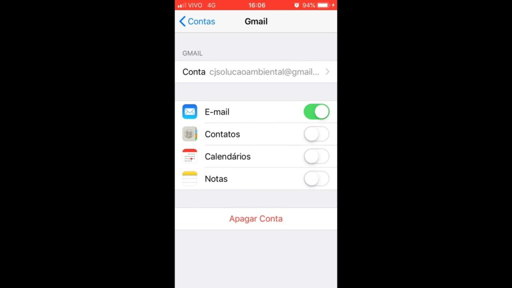 Como sair do google drive no iphone e logar com outra conta no servico 1