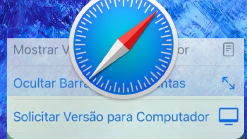 Como abrir a versao desktop de um site no safari para ios 1