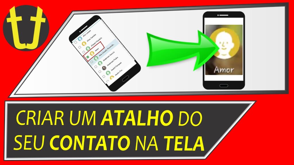 Como adicionar um contato tela inicial do android 1