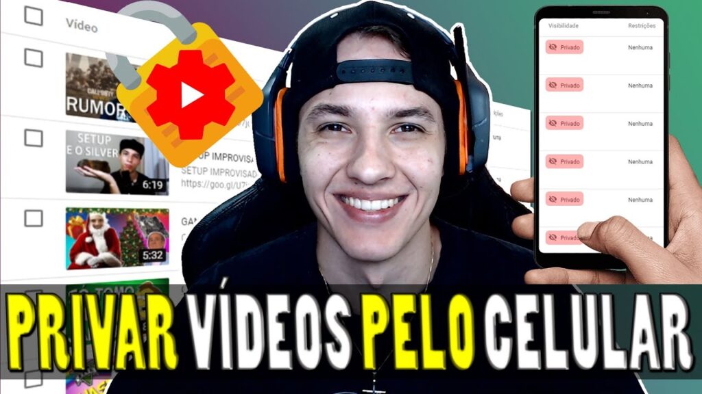 Como marcar um video do youtube Como privado pelo celular 1
