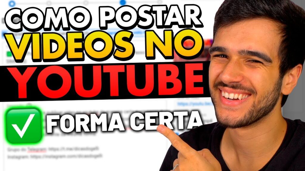 Como adicionar um video no youtube 1