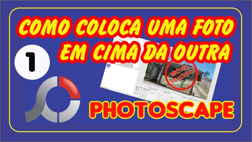 Como colocar uma foto em cima da outra no photoscape 1