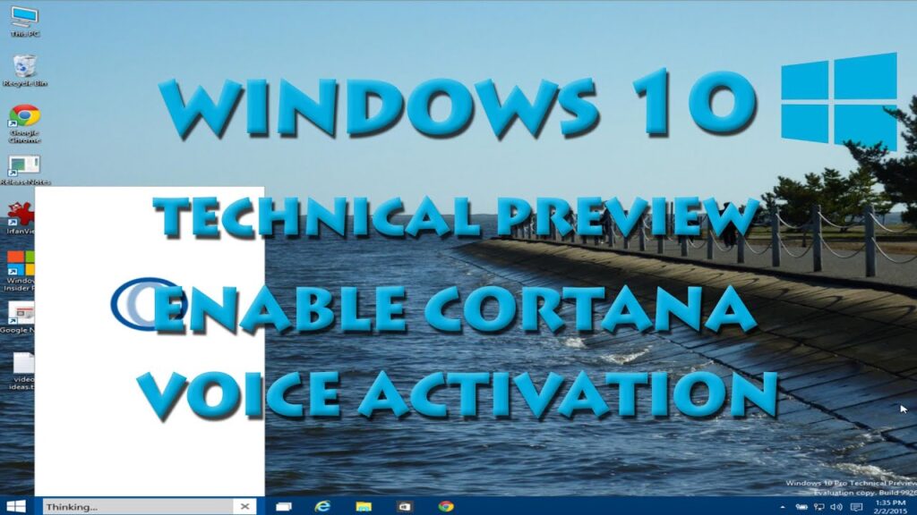 Como ativar cortana no windows 10 technical preview 1