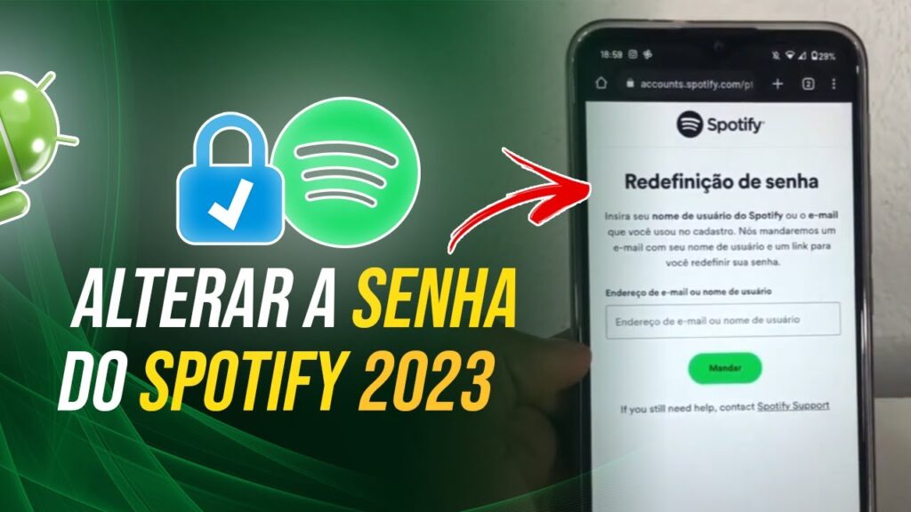 Como mudar senha do spotify pelo computador 1