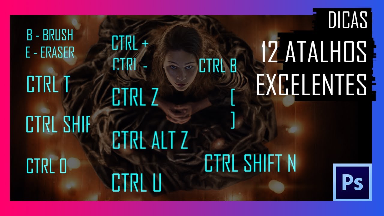 Como criar atalhos de teclado para funcoes do photoshop sem shortcut 9