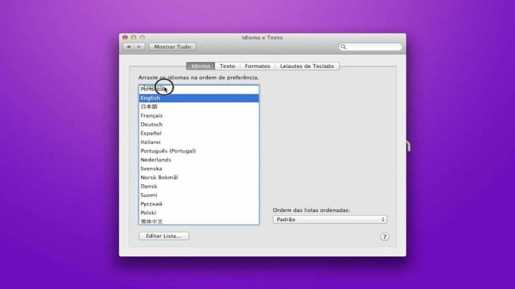 Como mudar idioma de aplicativos no mac os x 1