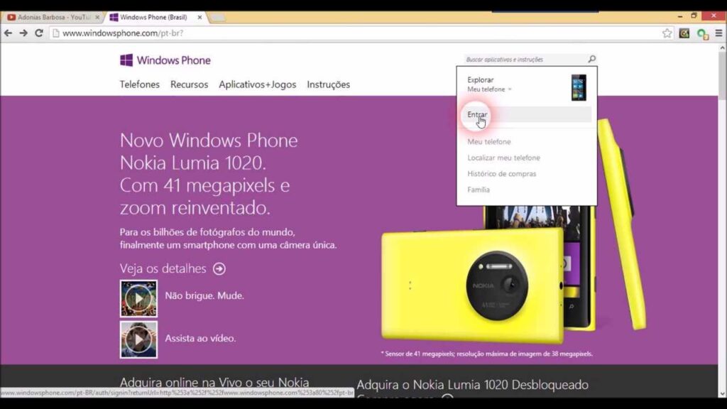Como localizar e bloquear um windows phone roubado ou perdido 1