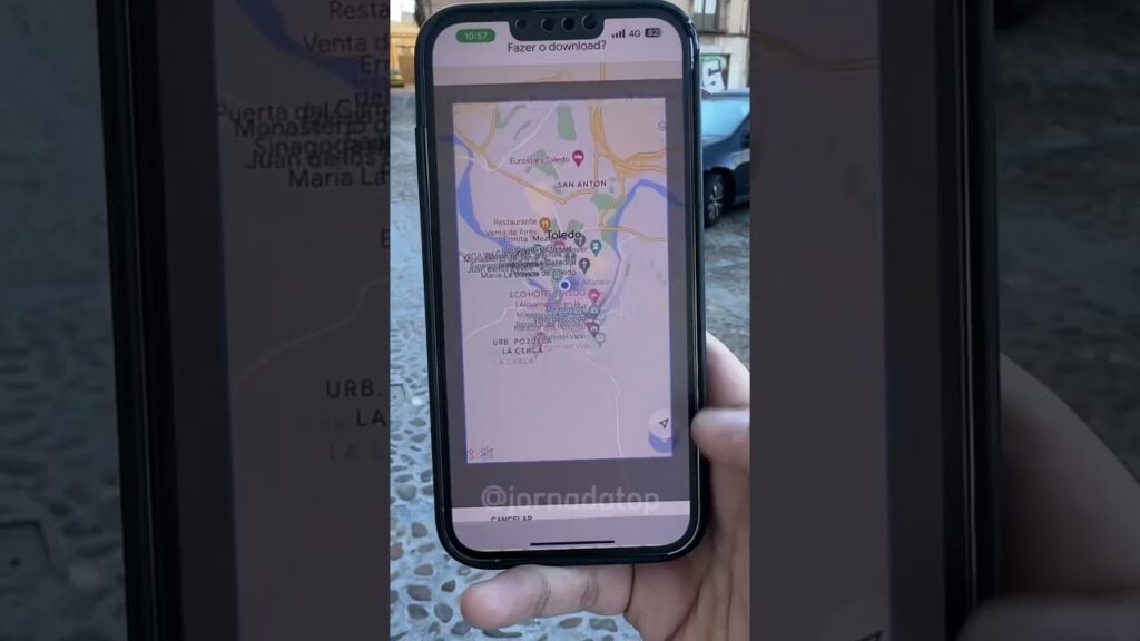 Como encontrar pontos turisticos com o google maps no celular 1