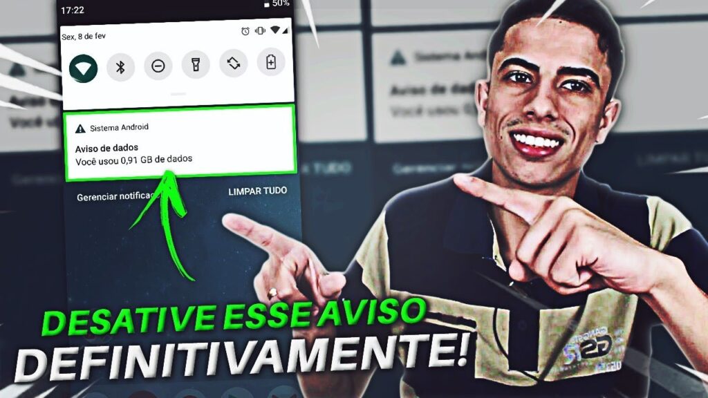 Como remover notificacoes de restricao de dados do android 1