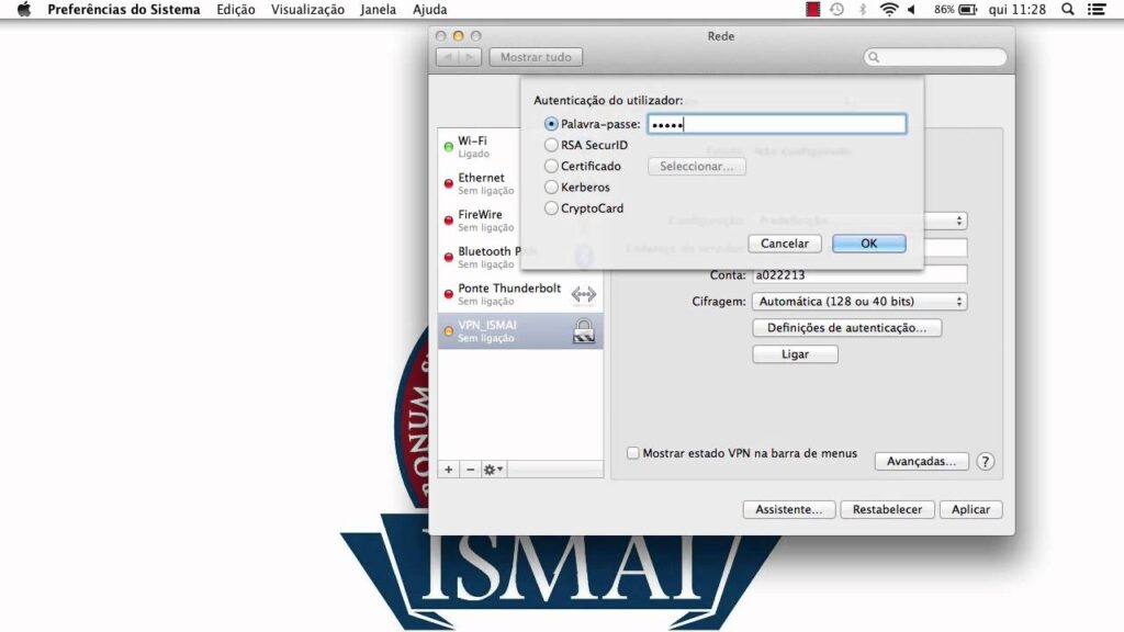 Como se conectar manualmente uma vpn no mac 1