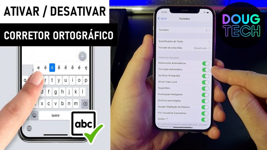 Como desativar sugestoes de palavras do ios 8 1