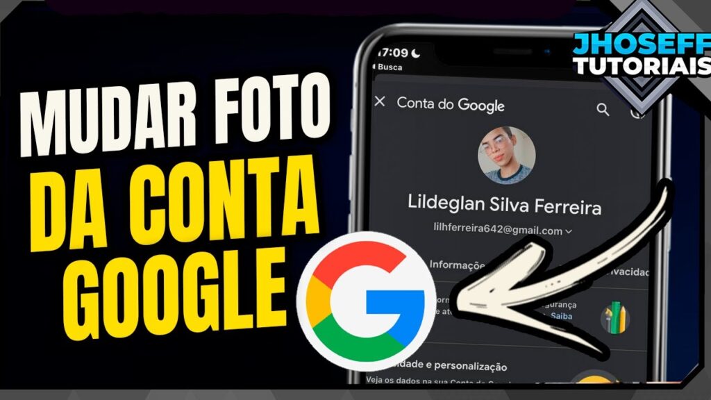 Como alterar foto de perfil do gmail no ios 1