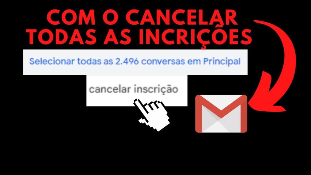 Como cancelar inscricao em e mails automaticos no gmail com um clique 1