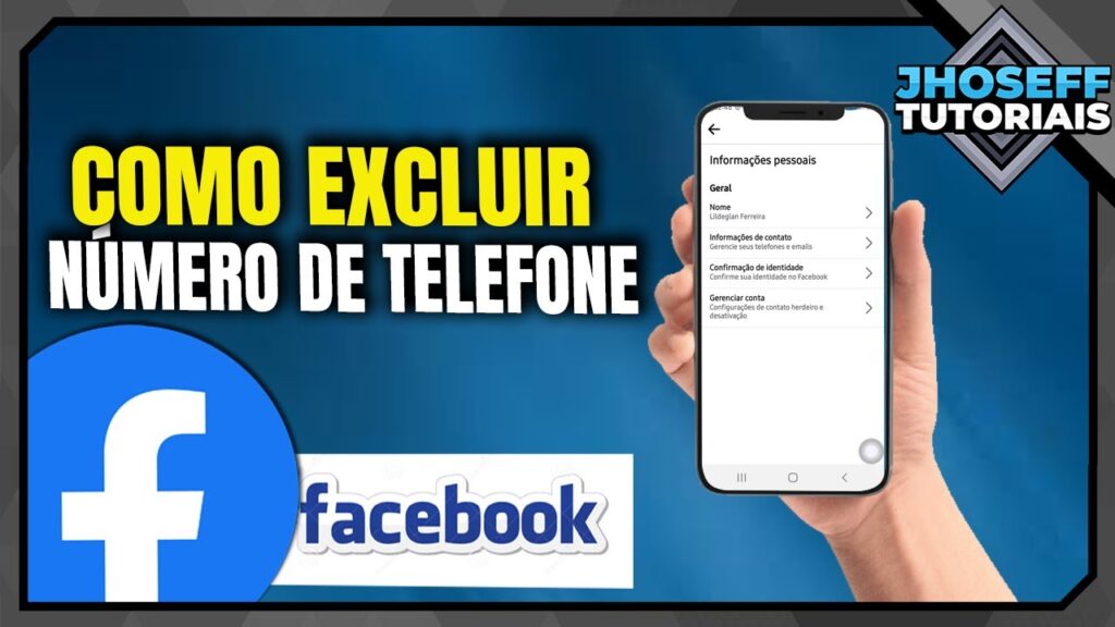 Como excluir um numero de celular do facebook 1