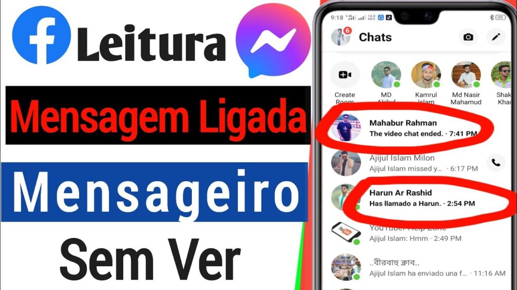 Como marcar mensagens Como nao lidas no facebook messenger 1