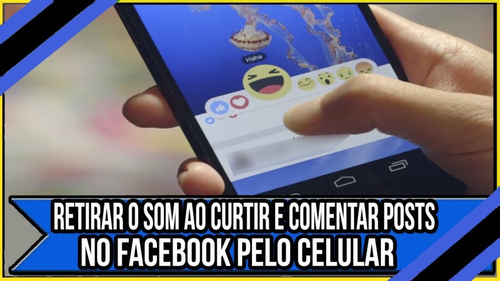 Como retirar o som ao curtir e comentar posts no facebook do celular 1
